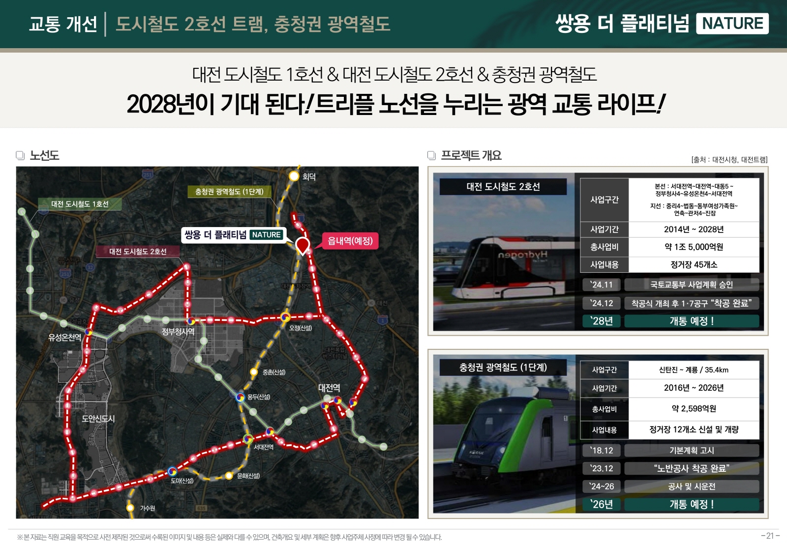 대전 쌍용 더 플래티넘 네이처 12