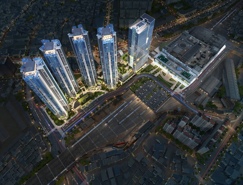 청량리역 롯데캐슬 오피스텔 조감도 2