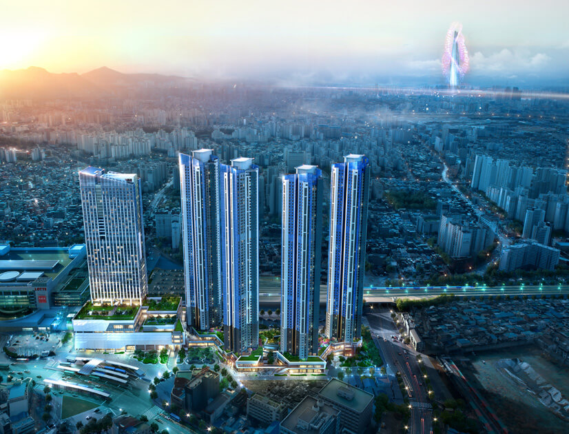 청량리역 롯데캐슬 오피스텔 조감도 4