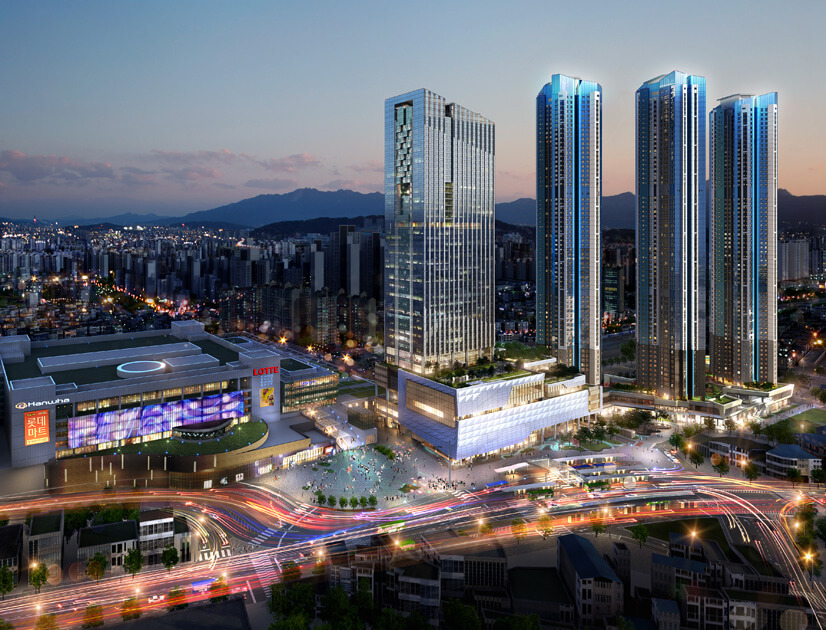 청량리역 롯데캐슬 오피스텔 조감도 5