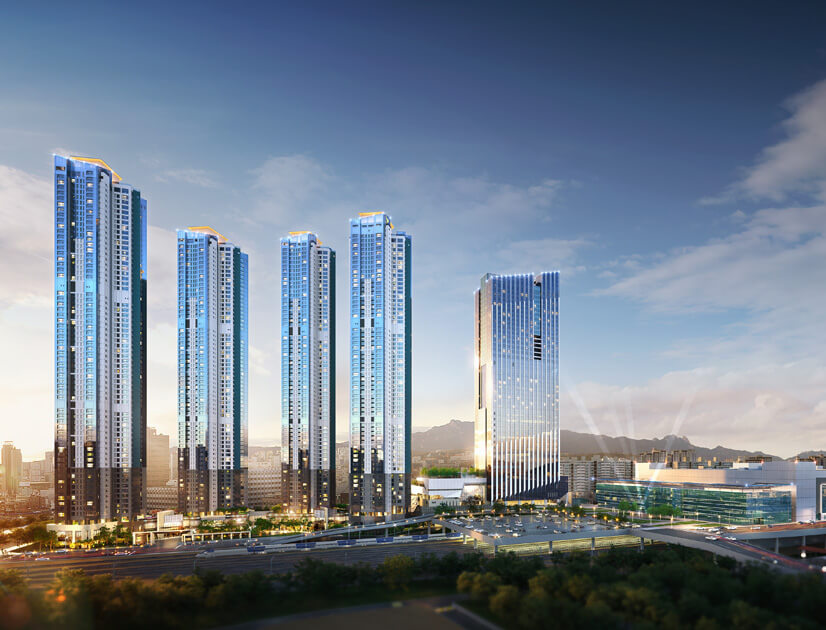 청량리역 롯데캐슬 오피스텔 조감도 6