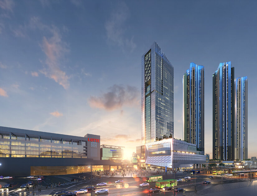 청량리역 롯데캐슬 오피스텔 조감도 7