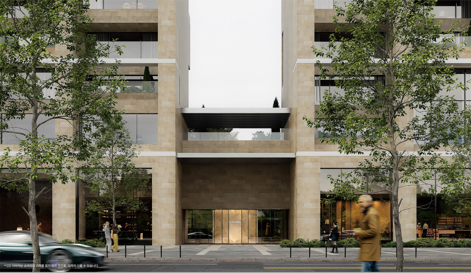 에테르노 용산 단지조감도